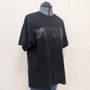 POPULAR POISON Savage Graphic Tee Black 100% Cotton Men’s Large